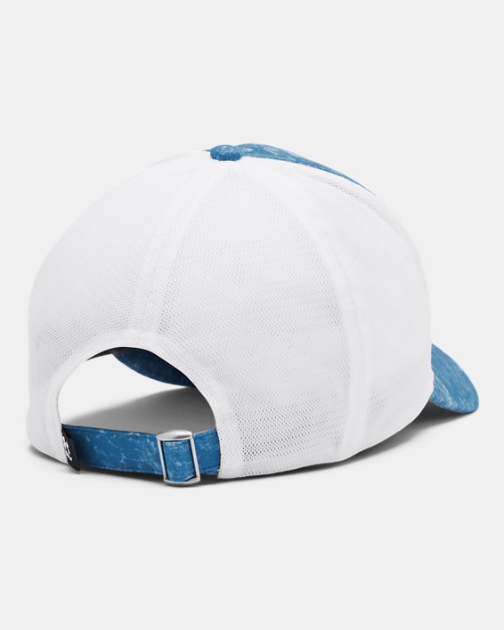 Men's UA Iso-Chill Driver Mesh Adjustable Cap in Blue image number 1